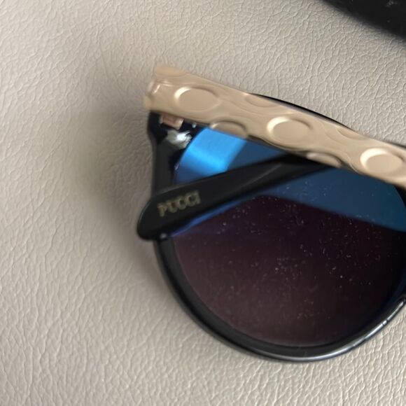 Emilio Pucci Black Sunglasses EP 2 - Picture 3 of 5